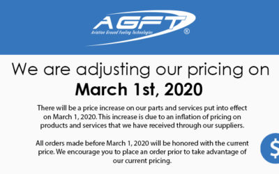 Price Adjustment March 1st, 2020
